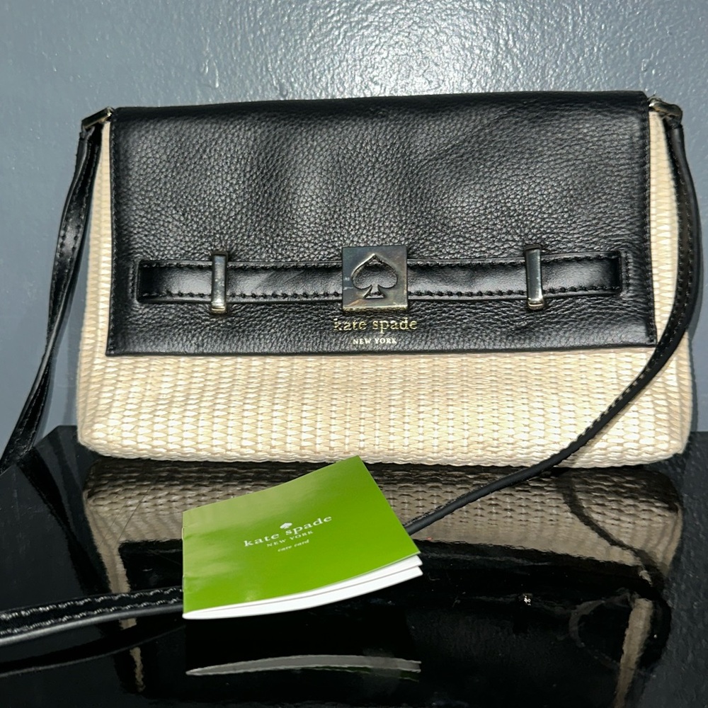 LOW START!!🖤🖤Kate Spade Black and Tan Crossbody Bag